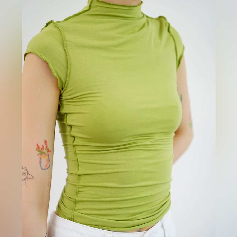 The Line by K - Reese Top in Apple Green M
